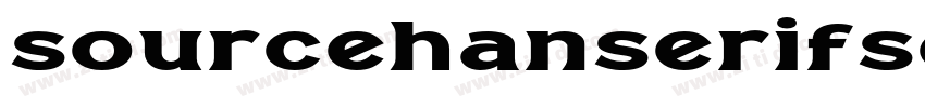 sourcehanserifsc ext字体转换